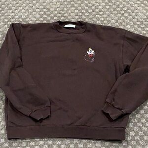 Cherry LA Dark Brown Crewneck Sweatshirt